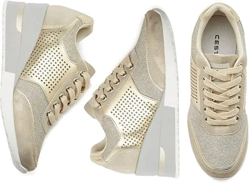 KomfortTurnschuhe Mit Atmungsaktivität Und MetallicAkzenten R&B