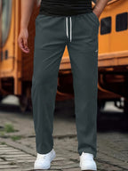 R&B | Stilvolle Kordelzug Athletische Hosen mit Taschen für Herren