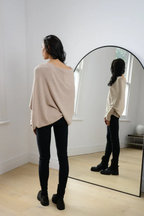 R&B | Asymmetrisch Drapierter Pullover