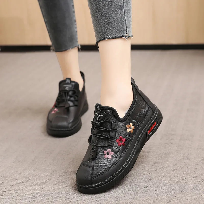 Gemma Leder Winter Sneaker | Stylisch & Bequem R&B