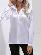 R&B | Damen Elegante Satinbluse