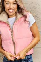 R&B | Zip-Up Drawstring Puffer Weste