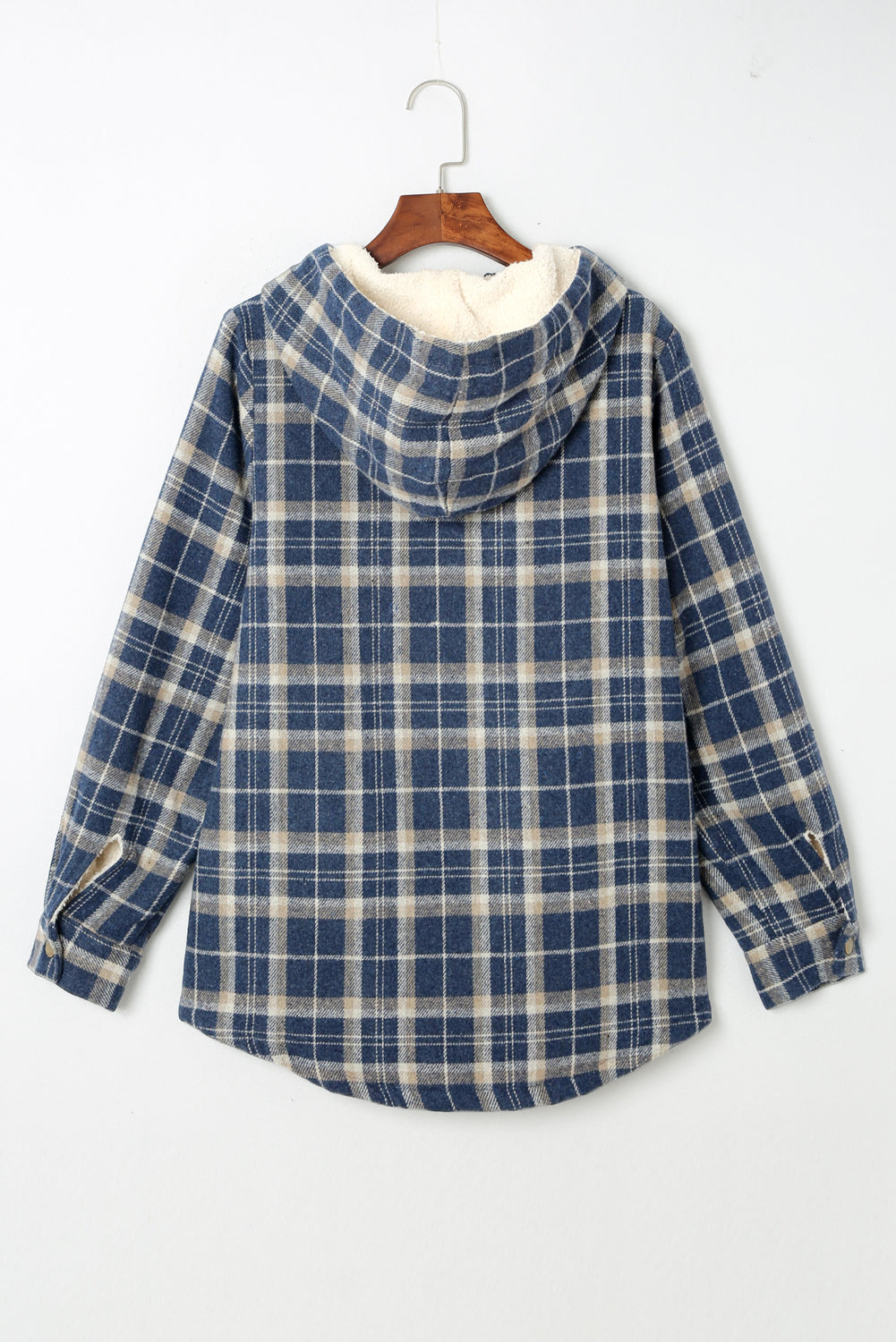 R&B | Gepunktete Jacke mit Kapuze Weiches Plüschfutter Perfekt für Kalte Tage