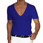 R&B | Slim Fit T-Shirt mit V-Ausschnitt