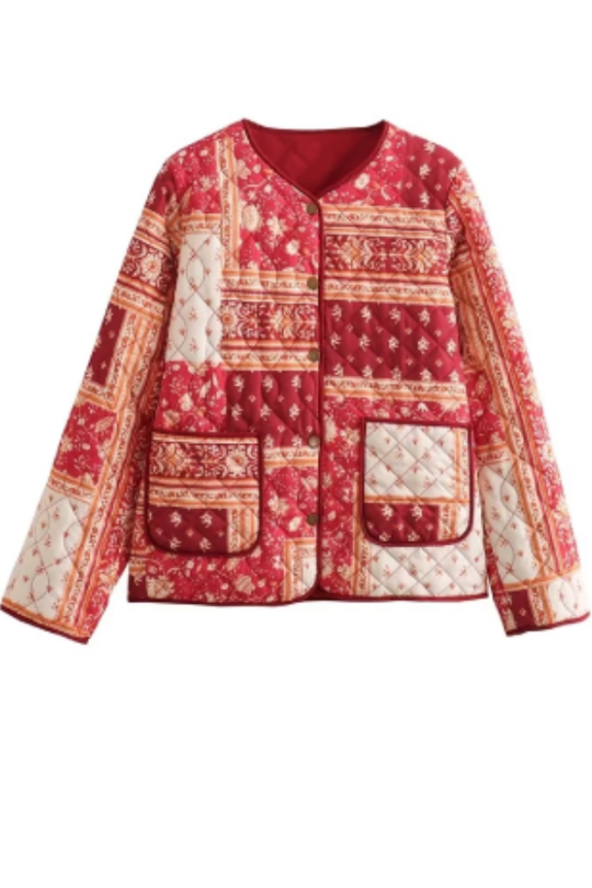 R&B | Gedruckte Baumwolljacke