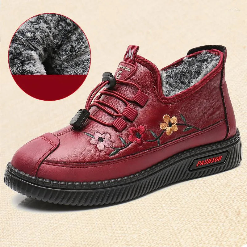 Gemma Leder Winter Sneaker | Stylisch & Bequem R&B