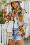 R&B | Gitterhemde mit Patchwork-details Baumwollmischung Perfekt für Layering