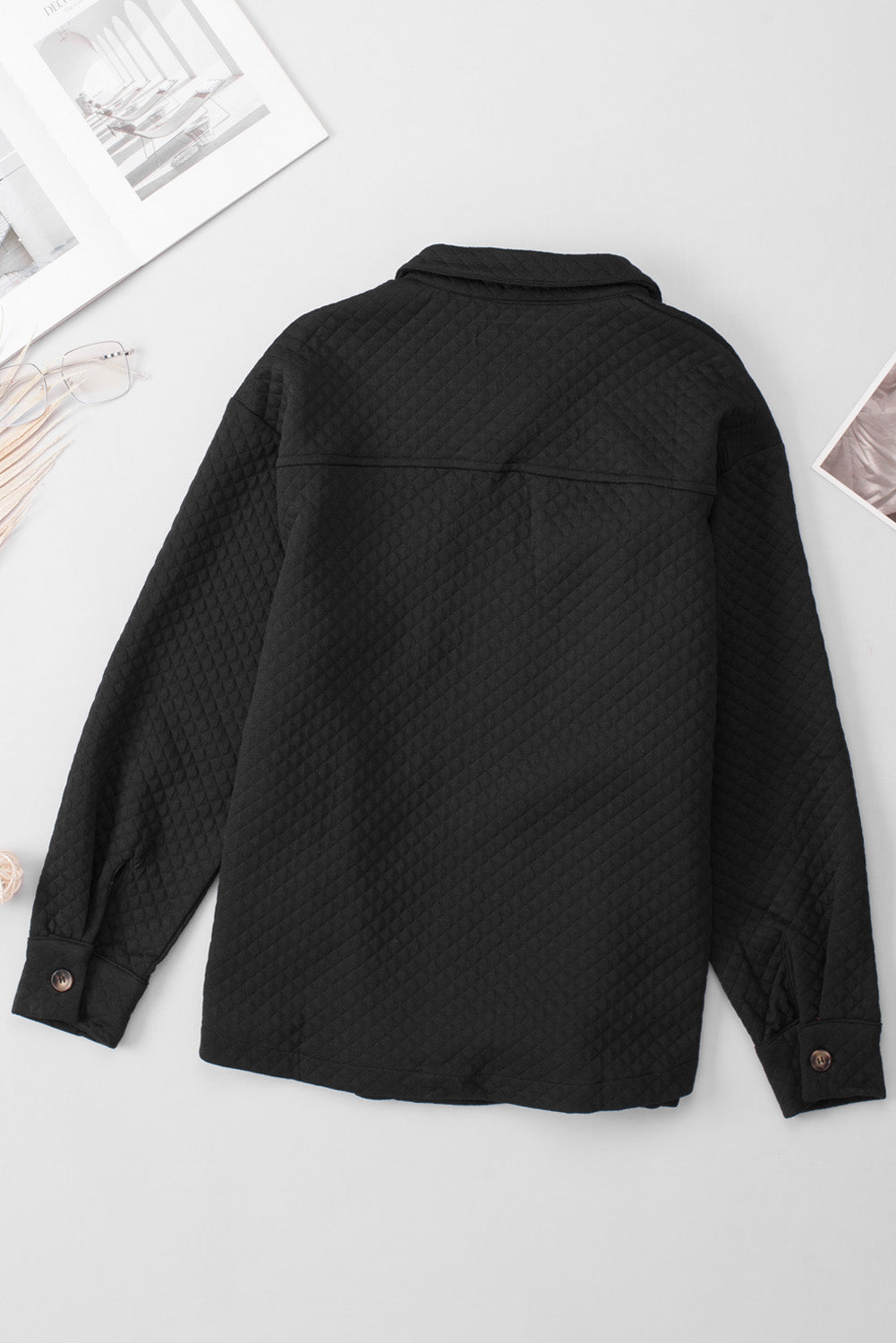 R&B | Leichtgewicht Gesteppte Hemdjacke Polyester Komfort und Stil