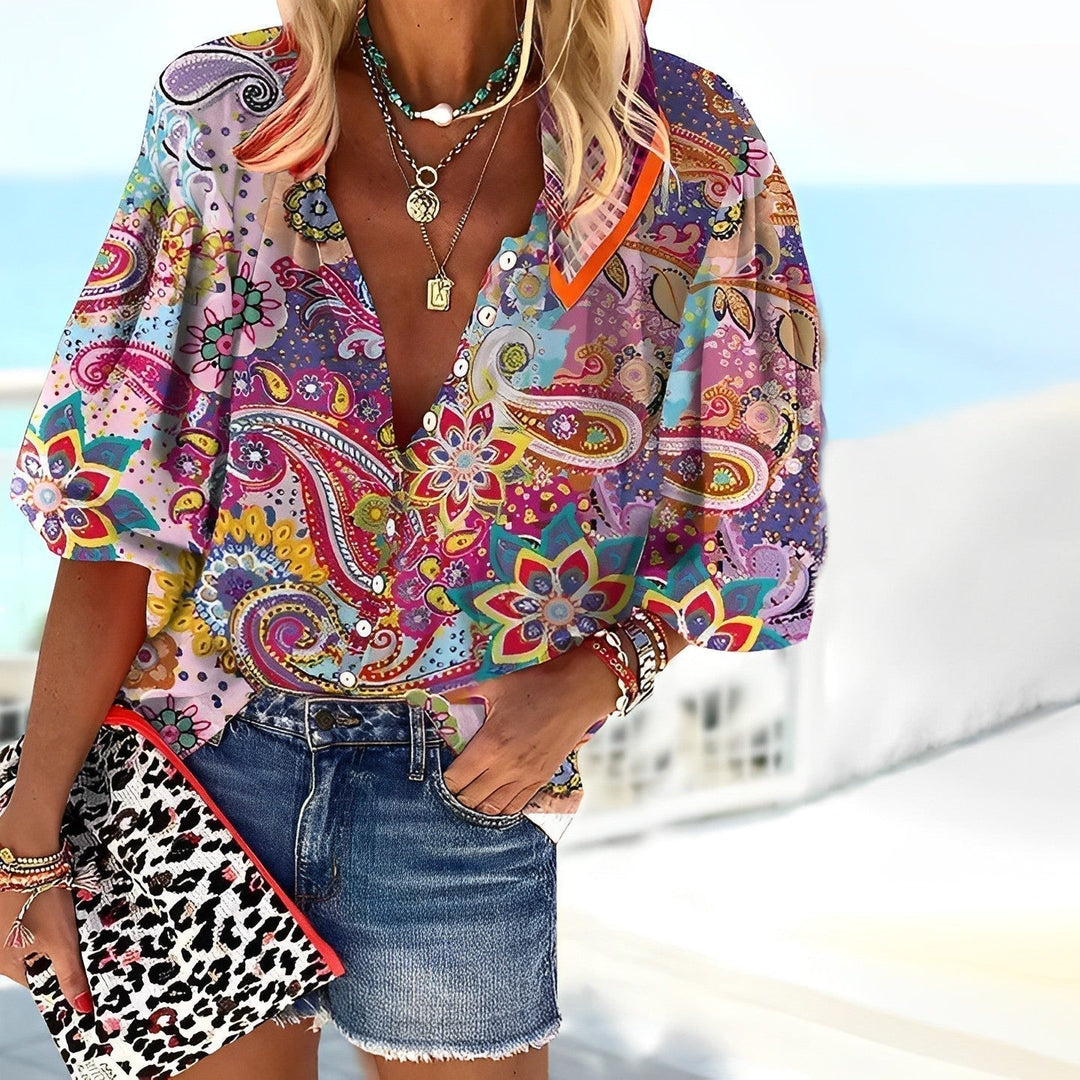 R&B | Mandala-Print-Shirt