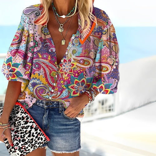 R&B | Mandala-Print-Shirt