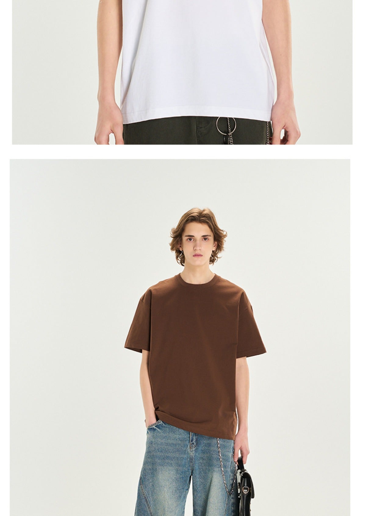 R&B | Kurzarm-T-Shirt aus Baumwolle