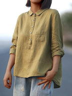 Bequeme Lockere Bluse