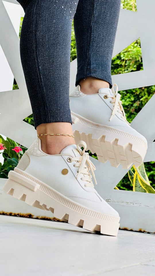 Damen Plateauschuhe Mit Schnürung R&B