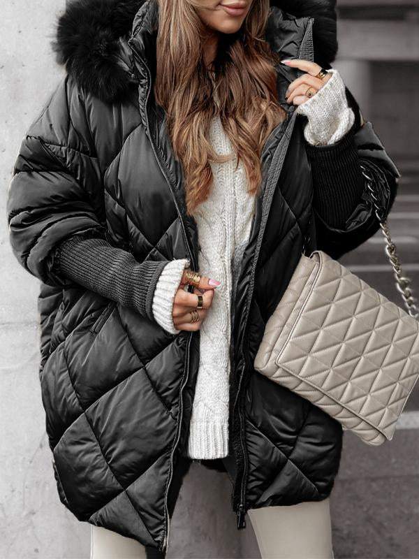 R&B | Freizeitjacke für Damen, mit Kapuze & Baumwolle