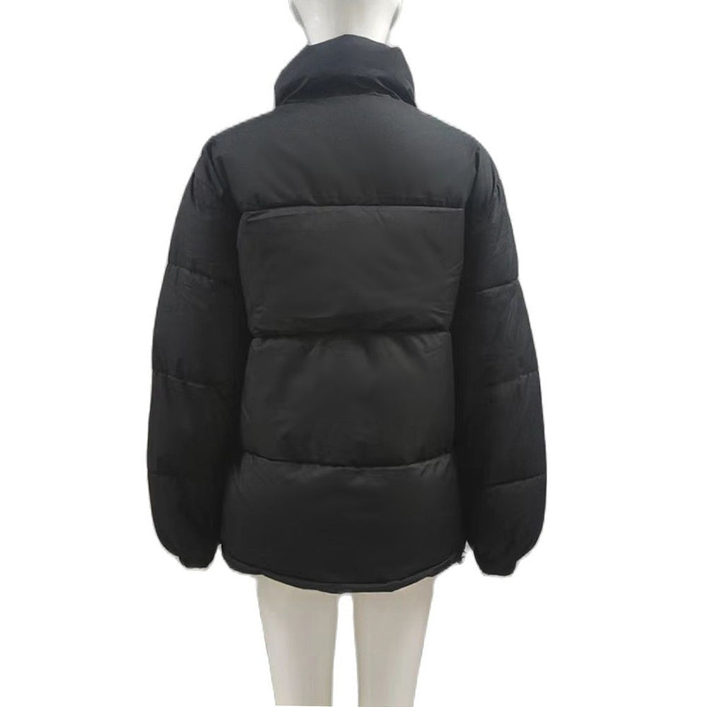 R&B | Winddichte Baumwoll-Pufferjacke mit Rollkragen