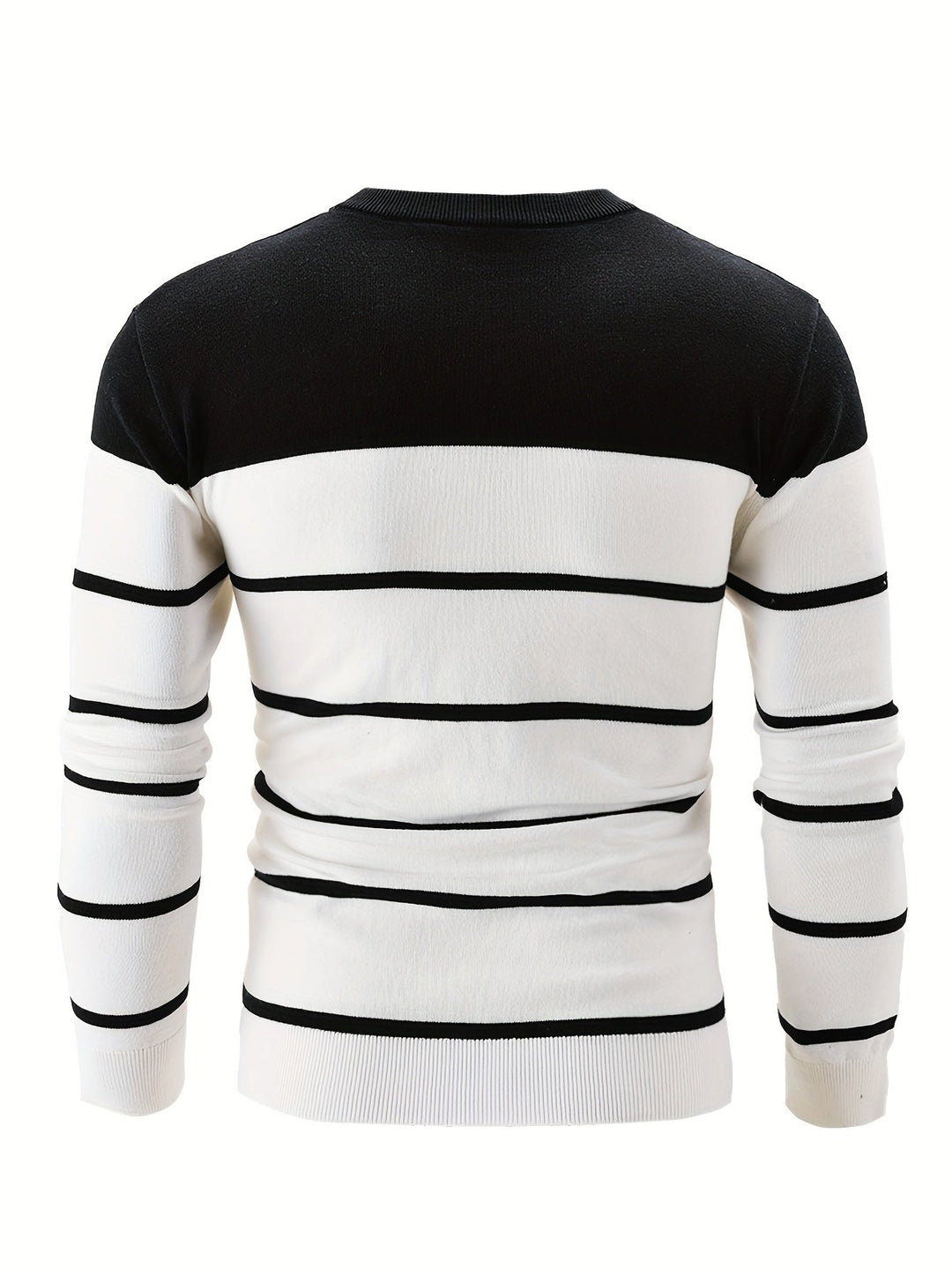 R&B | Gestreifter Pullover Baumwolle Klassisch und Komfortabel