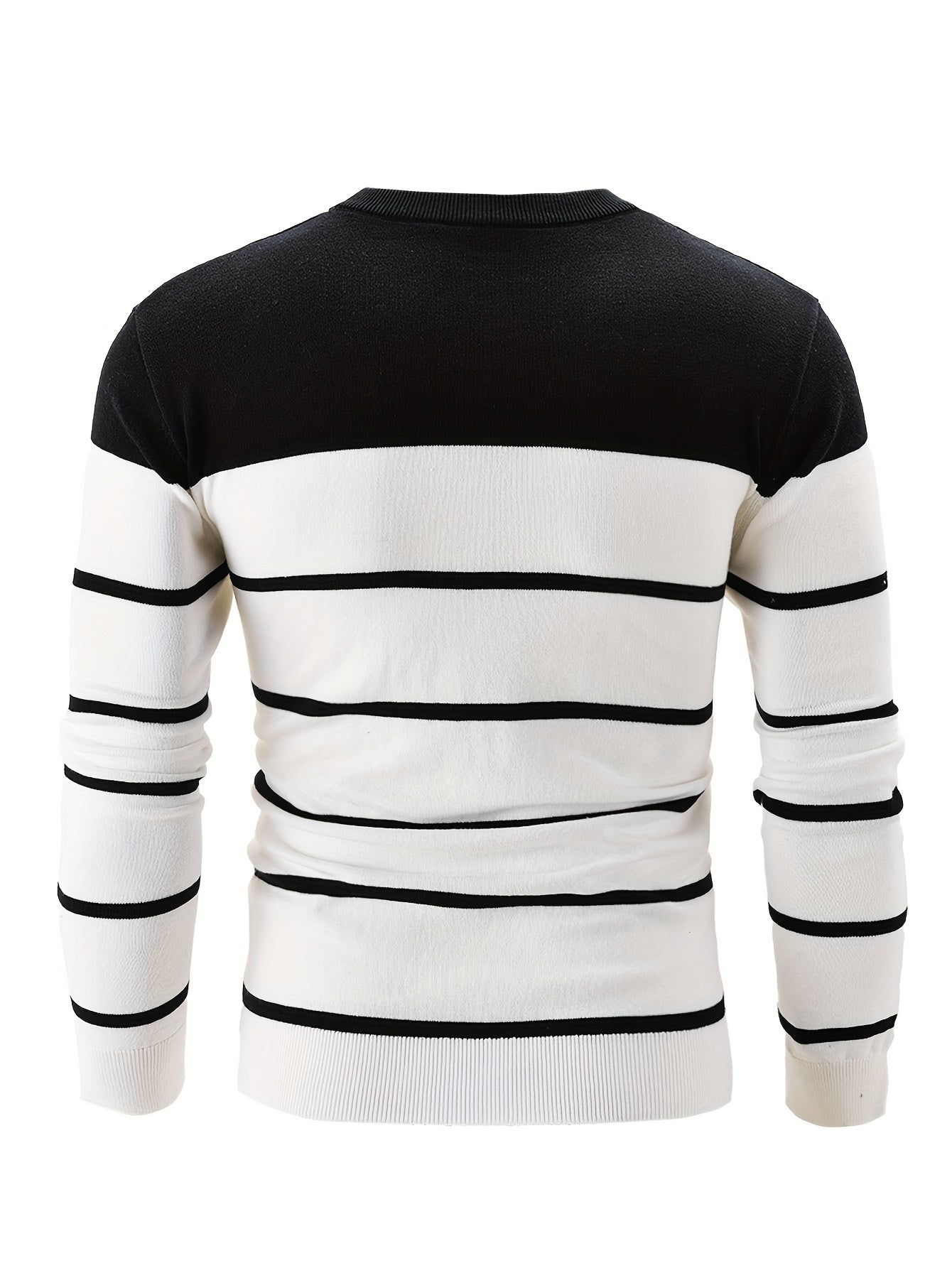 R&B | Gestreifter Pullover Baumwolle Klassisch und Komfortabel