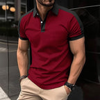 R&B | Großes Twill-Poloshirt