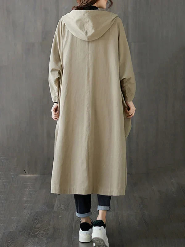 R&B | Langer Wasserdichter Trenchcoat Mantel