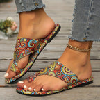 R&B | Florale Flip Flops für Frauen
