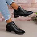 R&B | Damen Niedrig Absatz Stiefel Bequem