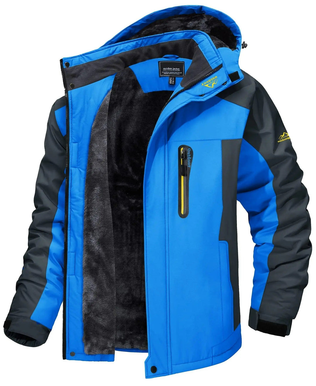 R&B | Wasserdichte Jacke mit Fleece-Futter