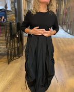 R&B | Patchwork Kleid mit Kordelzug