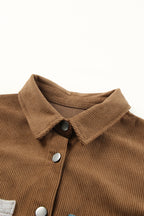 Cordjacke Mit Aztekenmuster