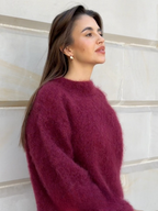 R&B | weicher Mohair-Strickpullover