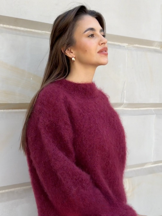 R&B | weicher Mohair-Strickpullover