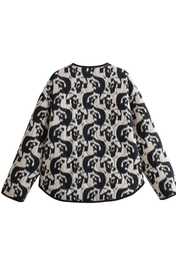 R&B | Tierdruck Baumwolljacke
