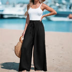 R&B | Hose mit hoher Taille und Kordelzug
