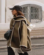 R&B | Hepburn-Stil Wollcape Mantel