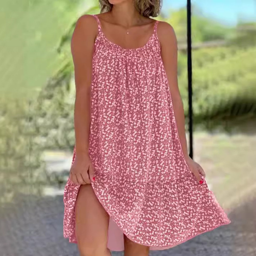 R&B | Großes Pendel floral Hosenträger Weste Kleid