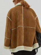 R&B | Gemütliche Jacke mit Sherpa Futter