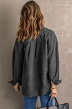 R&B | Casual Fleece Shirtjacke Weich und Warm Perfekt für Den Alltag