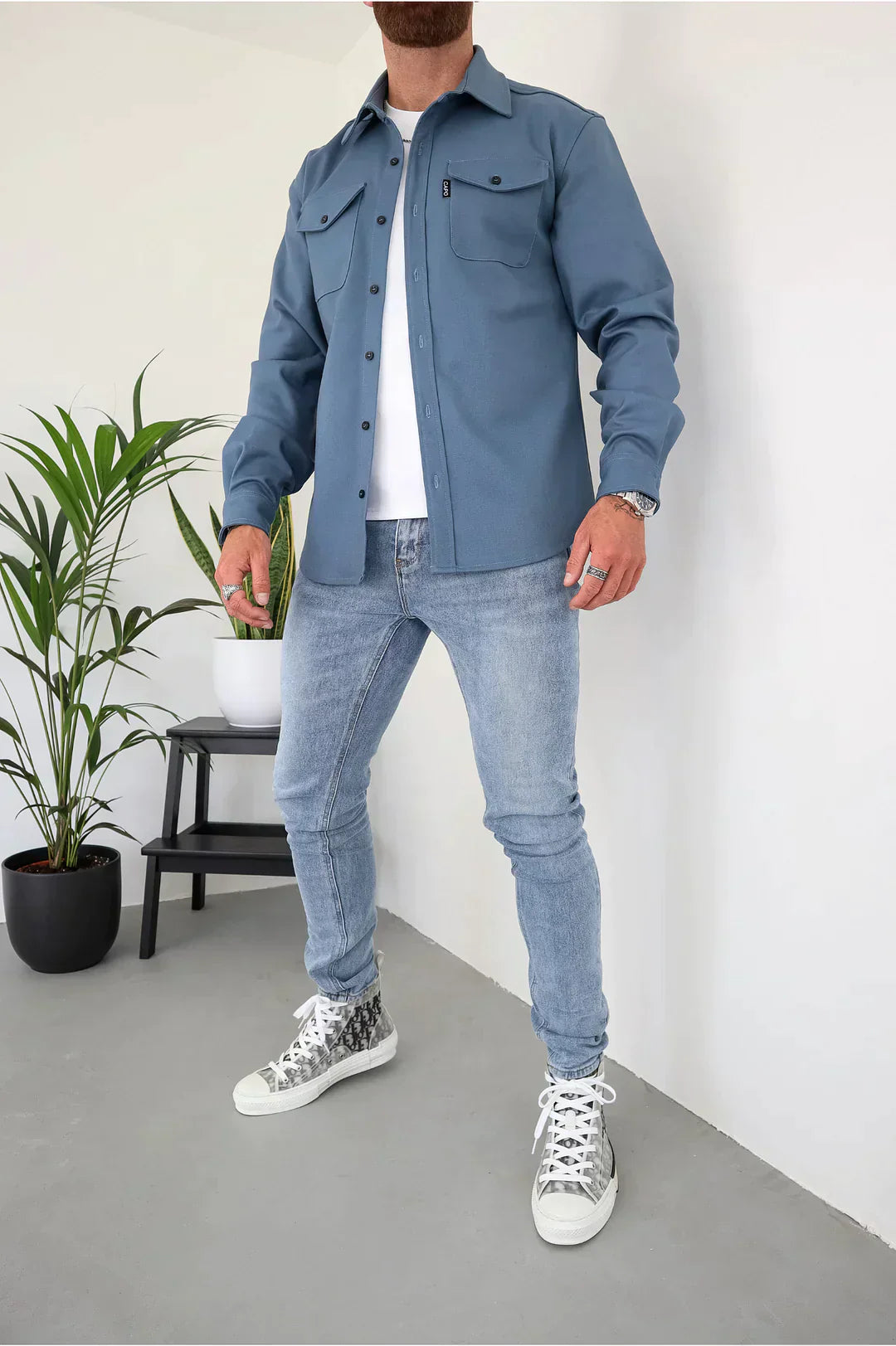 R&B | Premium-Jacke mit Knopfverschluss für Herren Stylische und Bequeme Jacke