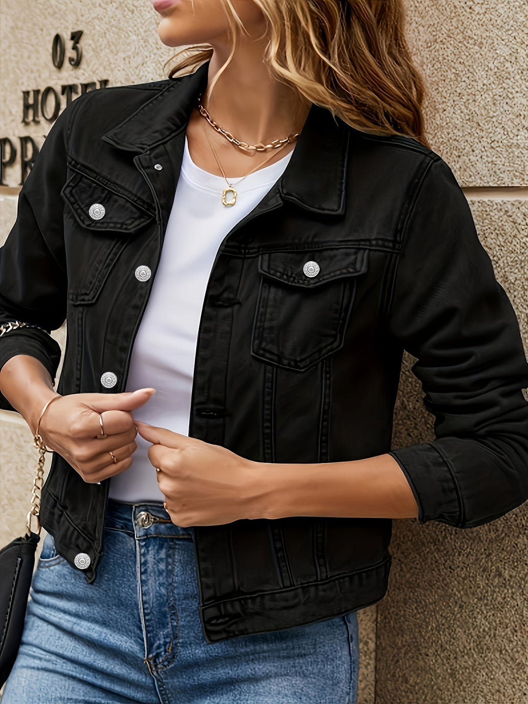 R&B - Stilvolle Jeansjacke