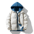 R&B | Herrenjacke aus schwerem Baumwollstoff mit winddichter Kapuze