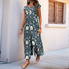 R&B | Lockerer Jumpsuit mit Blumendruck
