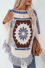 R&B | Strickpullover mit Quastenabschluss