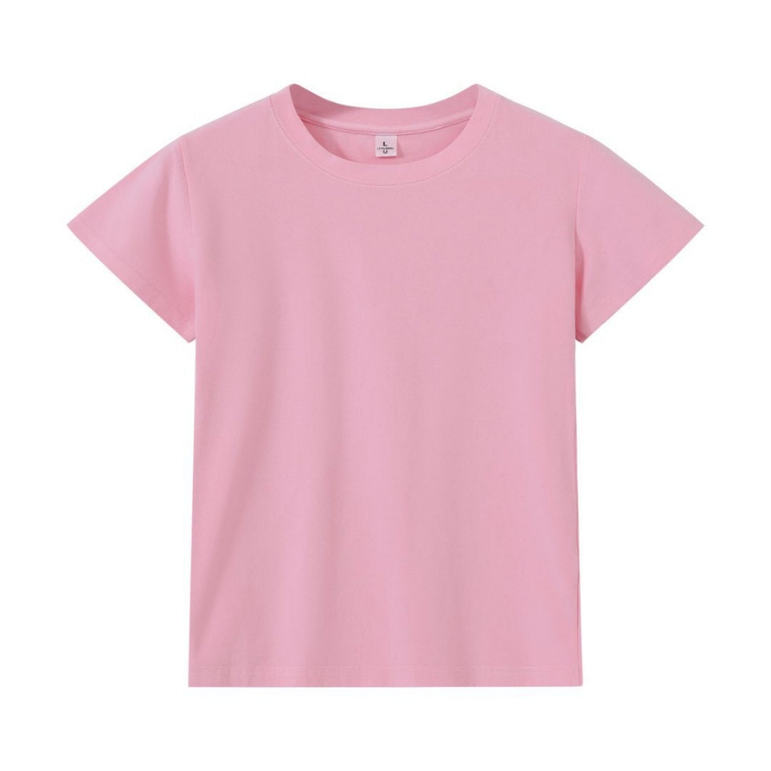 R&B | Schillerndes altes kurzes T-Shirt mit Färbung