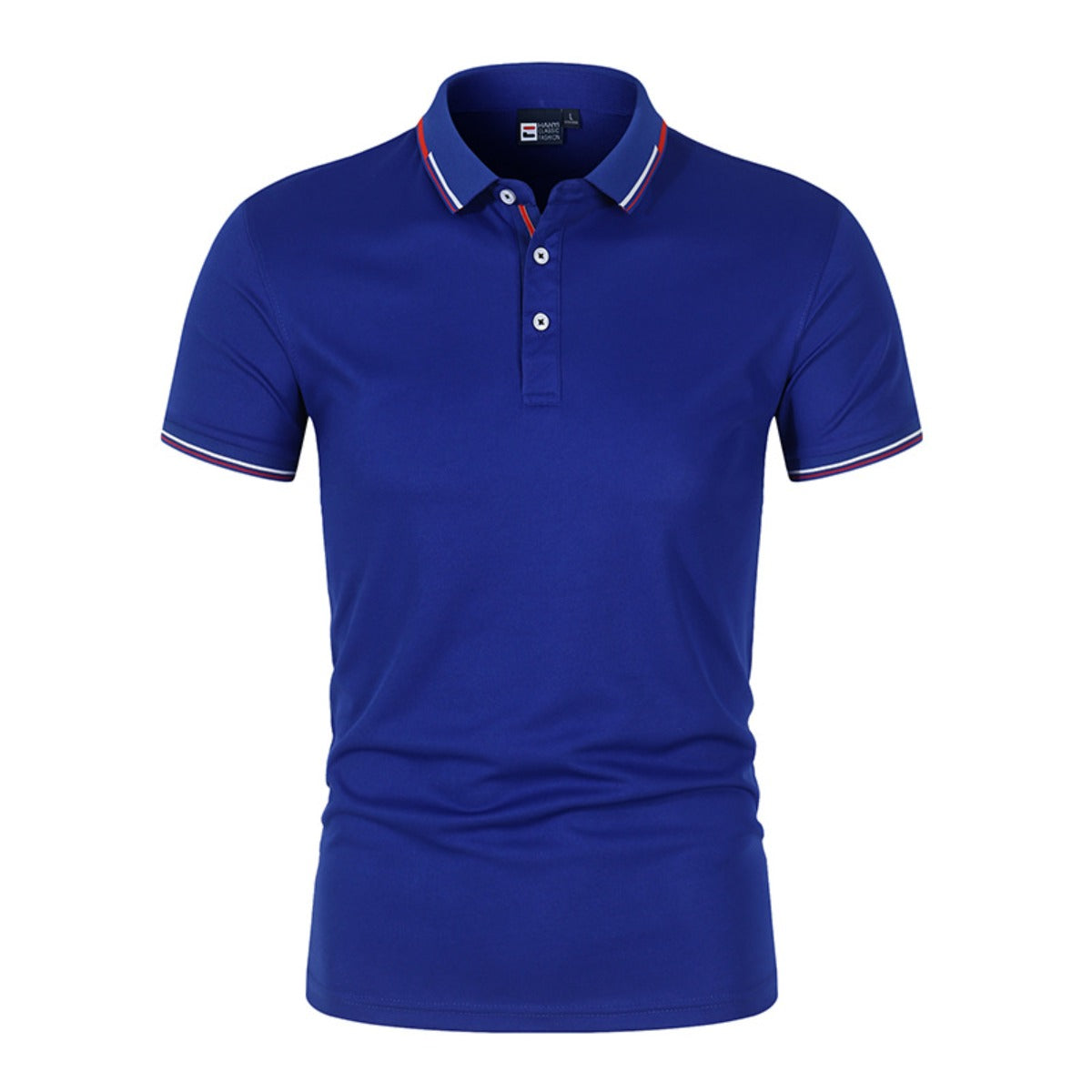 R&B | Einfarbiges Poloshirt