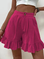 R&B | Lässige Shorts mit weitem Bein
