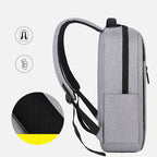 R&B | Geschäftlicher Laptop Rucksack mit Usb Ladeanschluss und Wasserdicht