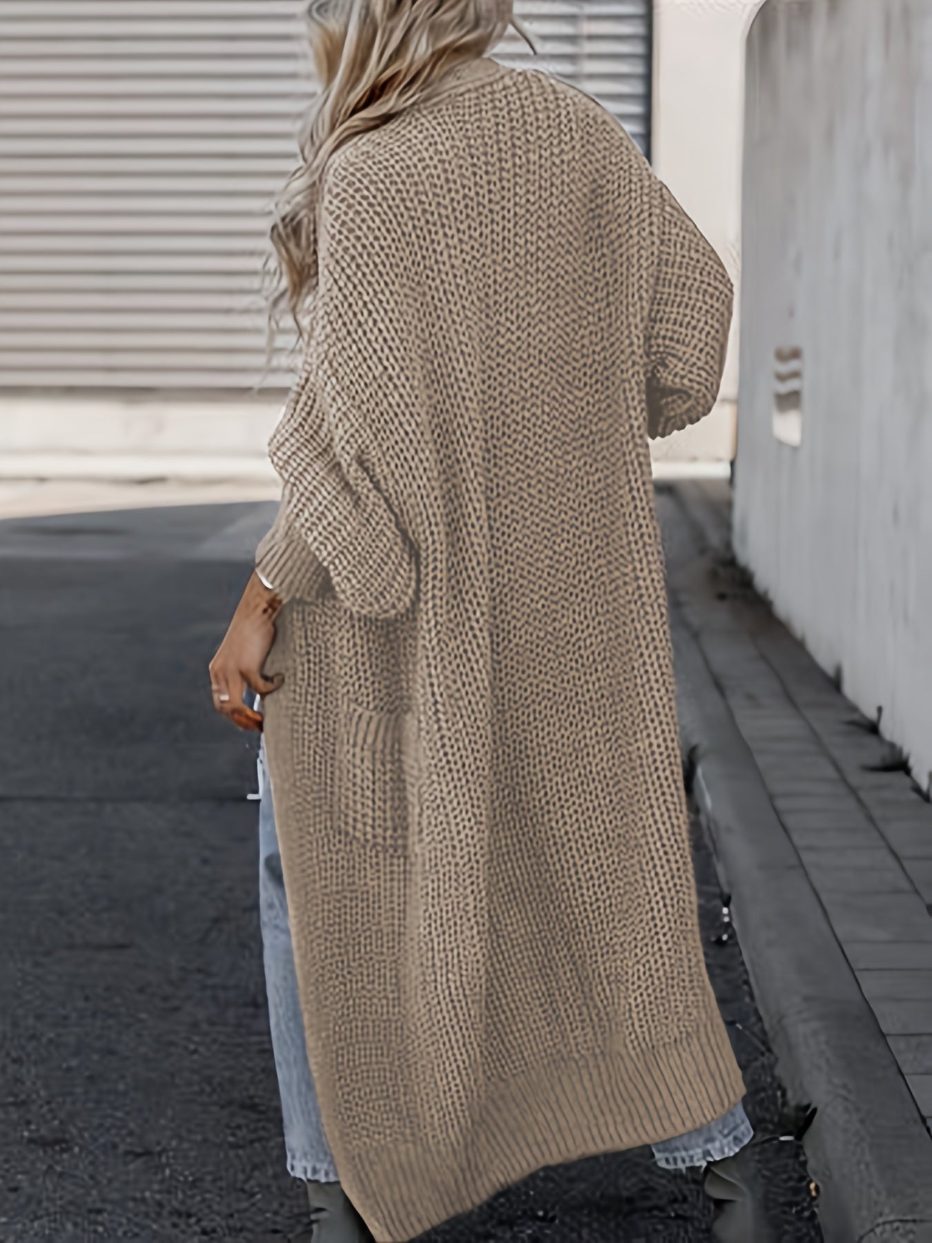 R&B | Lässige Gestrickte Weste Mit Taschen