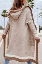 R&B | und Winter Freizeit Alleskönner Kapuzen langer Cardigan Pullover Jacke