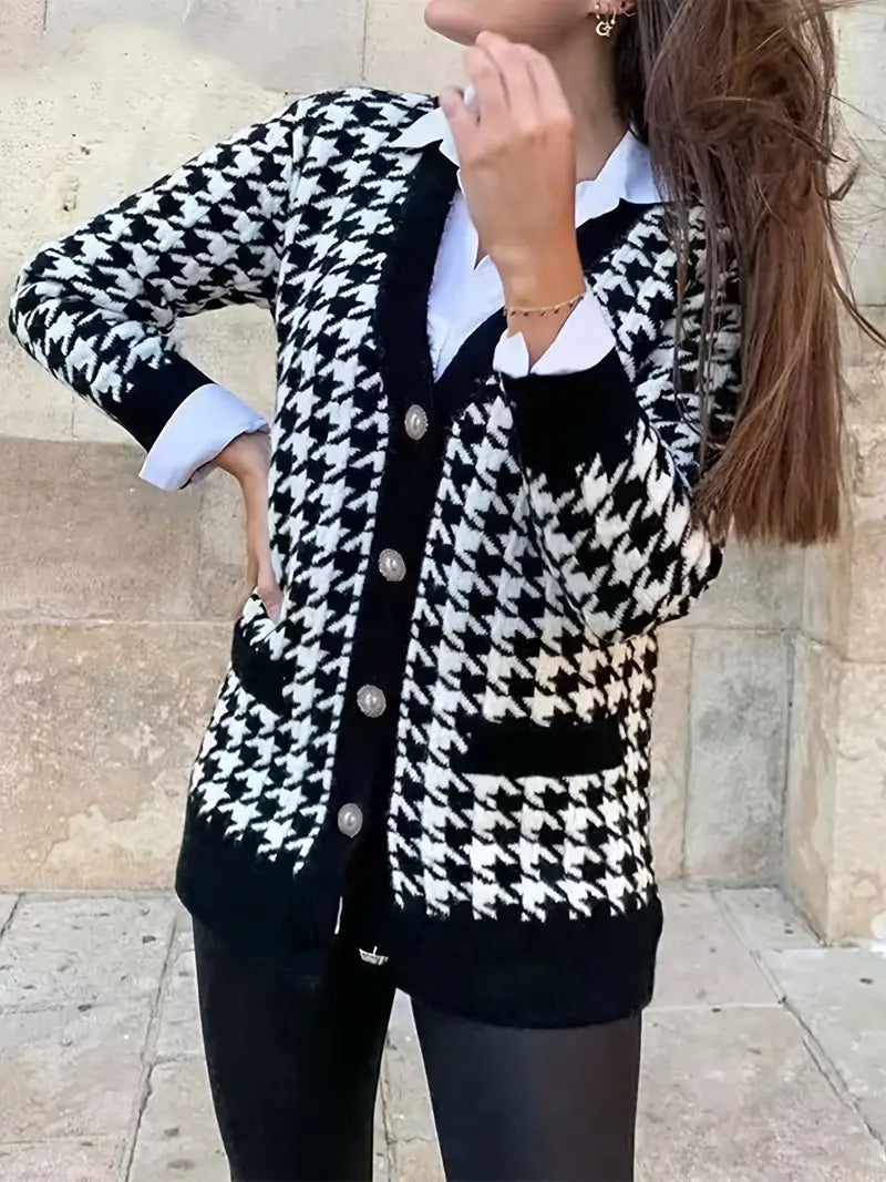 R&B | Strickjacke mit Knopfverschluss