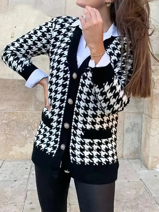 R&B | Strickjacke mit Knopfverschluss
