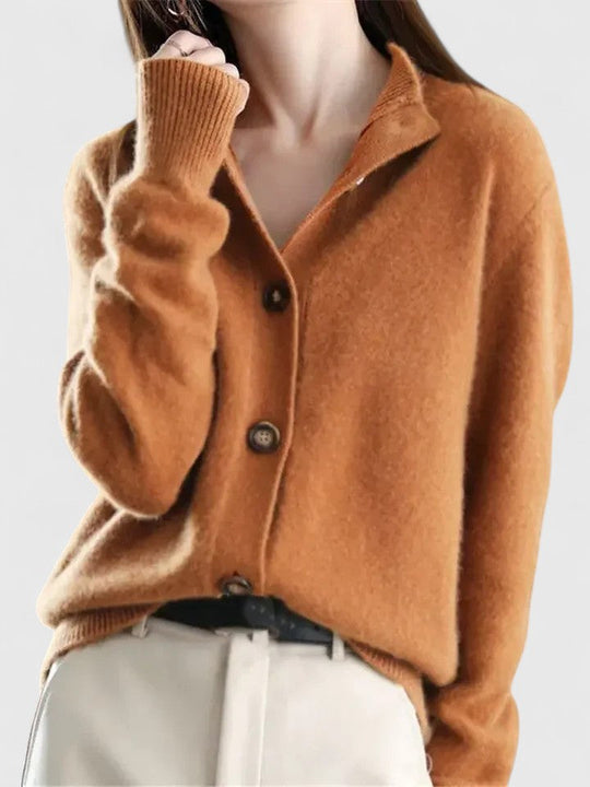 R&B | Strickcardigan mit Knopfleiste